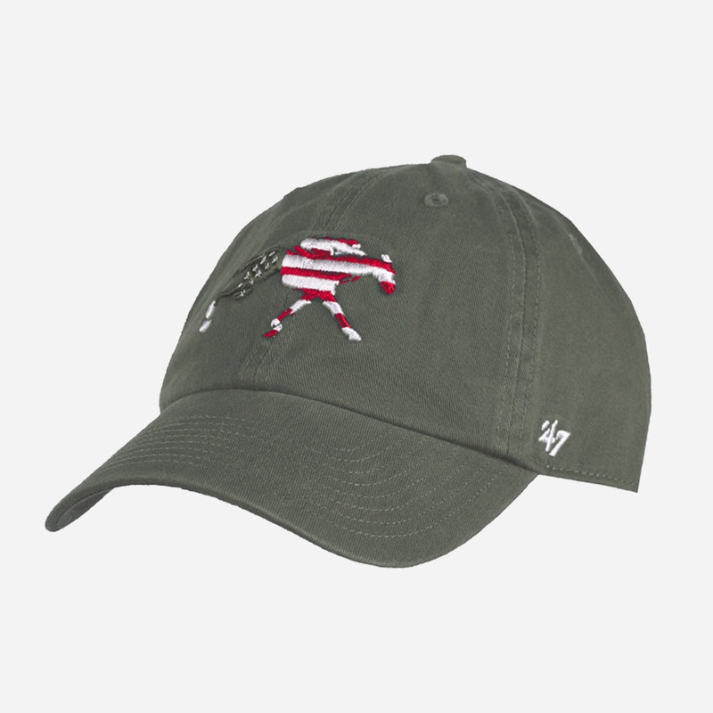 ’47 Brand Keeneland American Flag Fill Clean Up Cap